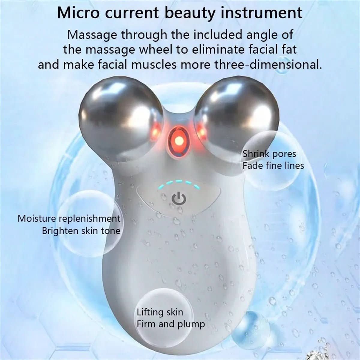 Firmglow - Massaggiatore facciale professionale con microcorrente per una pelle più tonica e liscia