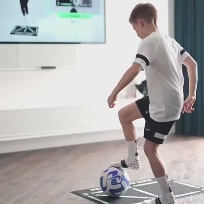 Tappeto di Allenamento Calcio Pro + Programma Video | Migliora Dribbling, Coordinazione e Controllo