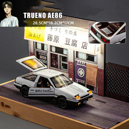 Dettaglio scala 1/28 dell'AE86