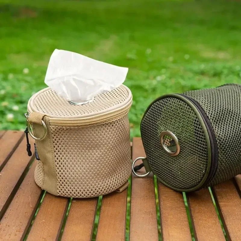 CAMPCARE – Porta carta igienica portatile per campeggio all'aperto, compatto e pratico