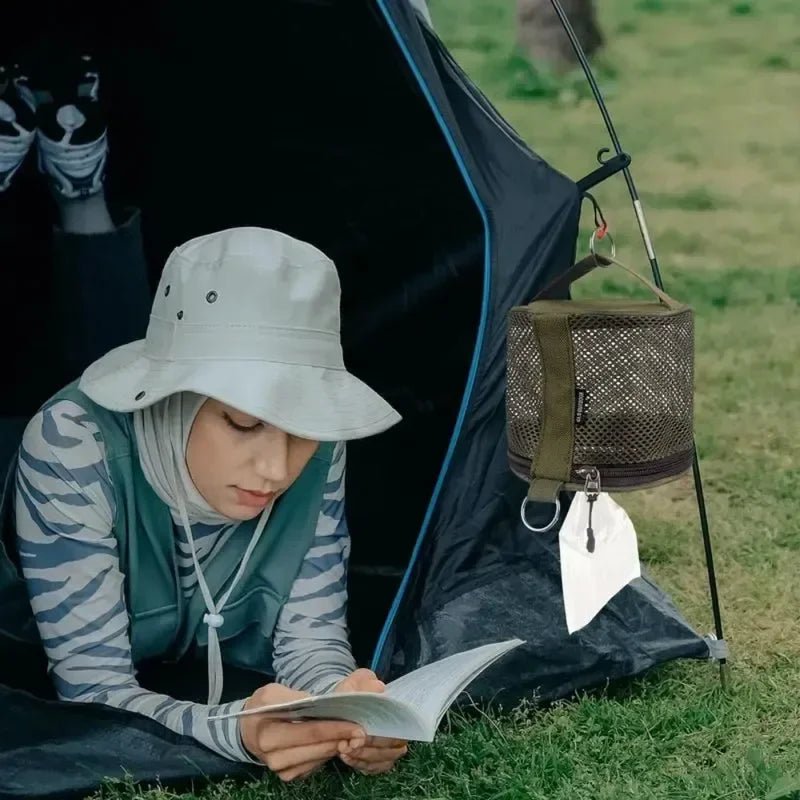 CAMPCARE – Porta carta igienica portatile per campeggio all'aperto, compatto e pratico