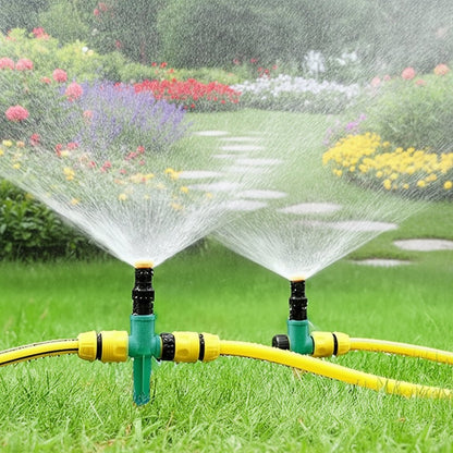 GREENSPIN – irrigatore rotante a 360° per un'irrigazione delicata e facile del prato