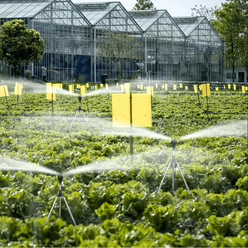GREENSPIN – irrigatore rotante a 360° per un'irrigazione delicata e facile del prato