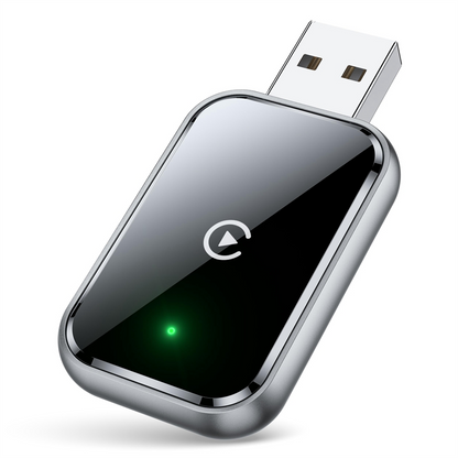 Adattatore Wireless CarPlay – Convertitore Mini USB e USB-C da connessione cablata a wireless