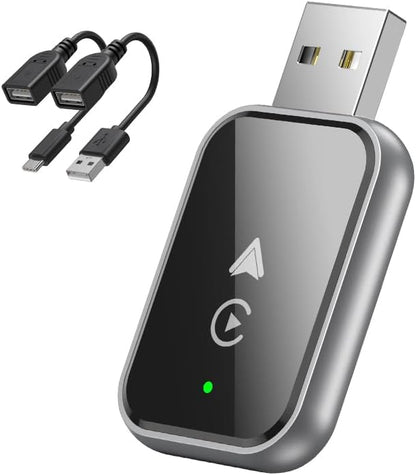 Adattatore Wireless CarPlay – Convertitore Mini USB e USB-C da connessione cablata a wireless