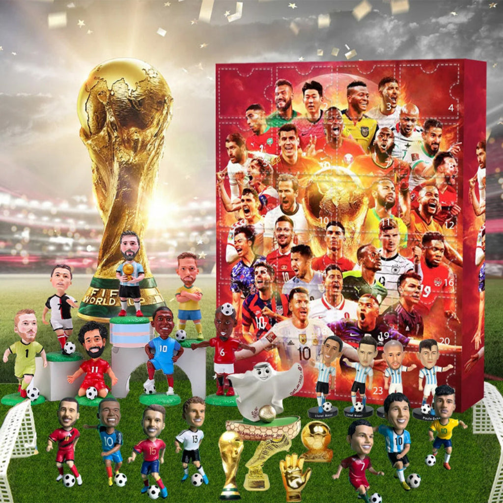 Calendario dell’Avvento Set Figure di Calcio – Giocattolo & Idea Regalo per Fan