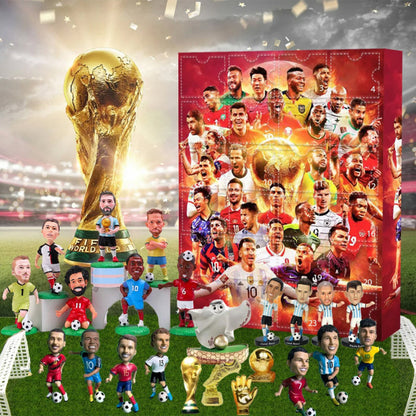 Calendario dell’Avvento Set Figure di Calcio – Giocattolo & Idea Regalo per Fan