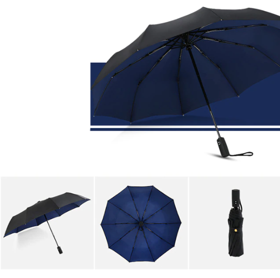 AeroShield™ | Ombrello Antivento per Tutte le Condizioni Meteo – Protezione Rinforzata