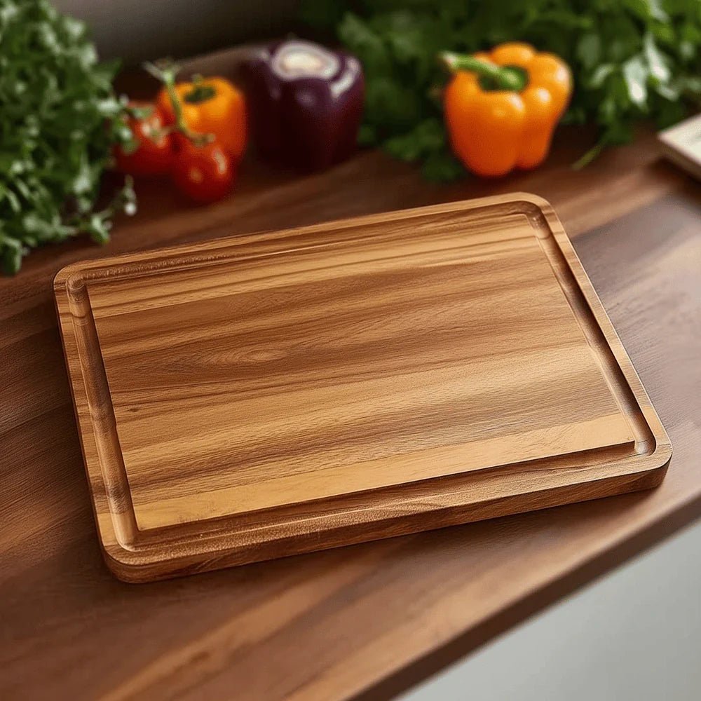ACACIAEDGE – Tagliere in legno di acacia per cucina e servizio