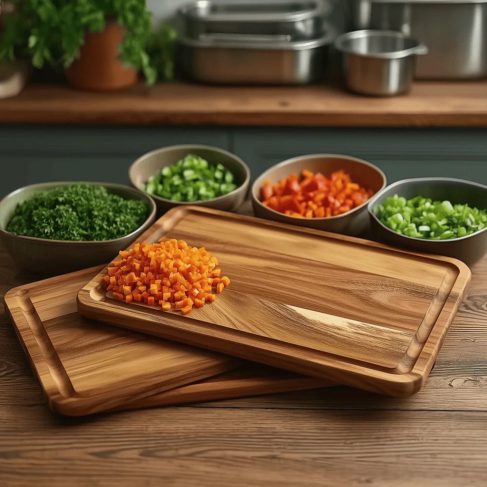 ACACIAEDGE – Tagliere in legno di acacia per cucina e servizio
