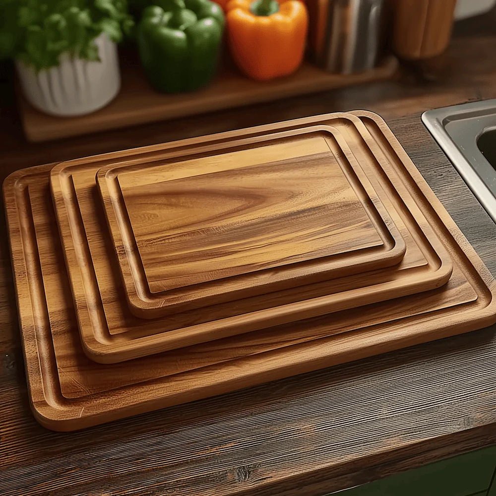 ACACIAEDGE – Tagliere in legno di acacia per cucina e servizio