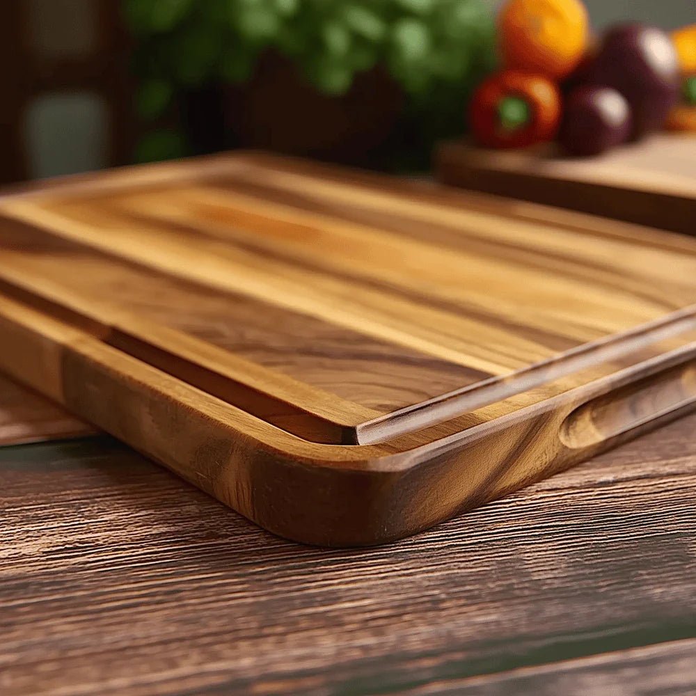 ACACIAEDGE – Tagliere in legno di acacia per cucina e servizio