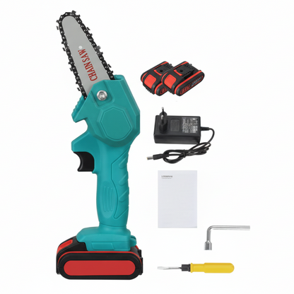 CHAINCUT PRO - Motosega elettrica a batteria per lavori veloci ed efficienti