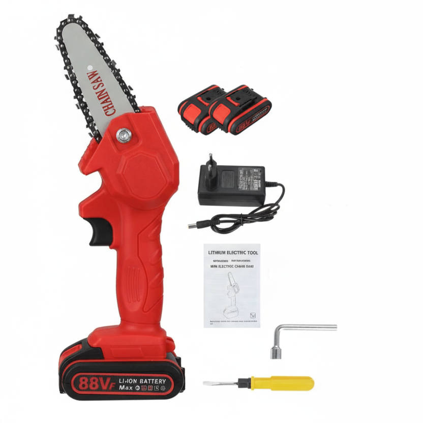 CHAINCUT PRO - Motosega elettrica a batteria per lavori veloci ed efficienti