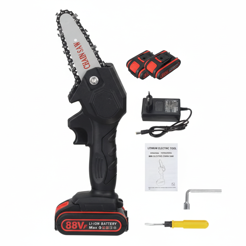 CHAINCUT PRO - Motosega elettrica a batteria per lavori veloci ed efficienti