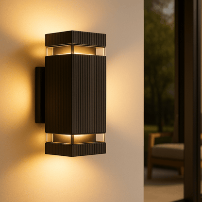 EXTERA – Lampada da parete per esterni moderna con LED impermeabile