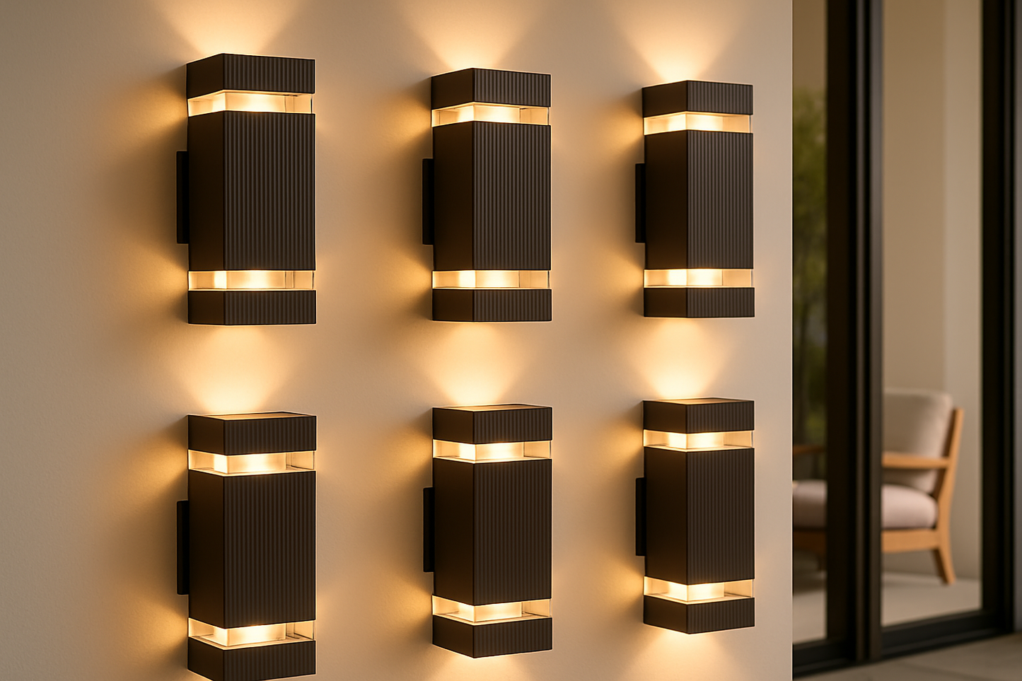 Lumora – Lampada da Esterno Moderna Up & Down Nera – Impermeabile IP65 con Attacco GU10