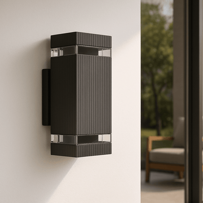 EXTERA – Lampada da parete per esterni moderna con LED impermeabile