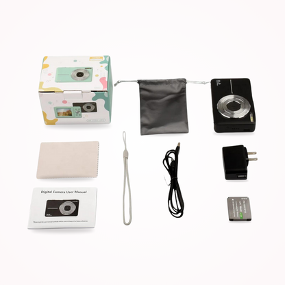 Fotocamera Digitale Vintage con Video 1080p – Fotocamera Retrò Leggera e Portatile