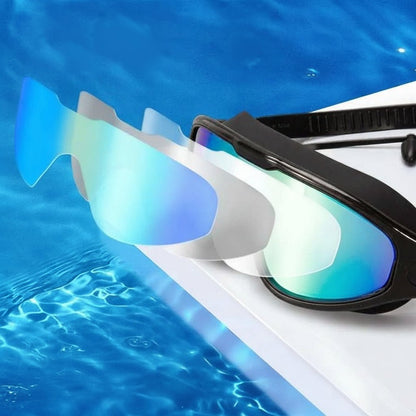 AQUAVISION – Occhialini da nuoto antifog con campo visivo di 180°