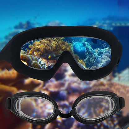AQUAVISION – Occhialini da nuoto antifog con campo visivo di 180°