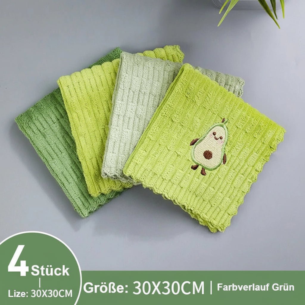 FRESHKITCHEN - Salviette detergenti per avocado, confezione da 4, altamente assorbenti