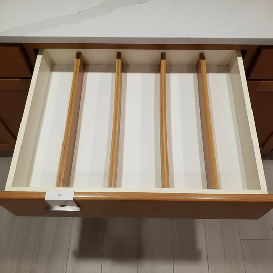 BAMORGA – Organizzatore per cassetti in bambù estendibile per un ordine flessibile
