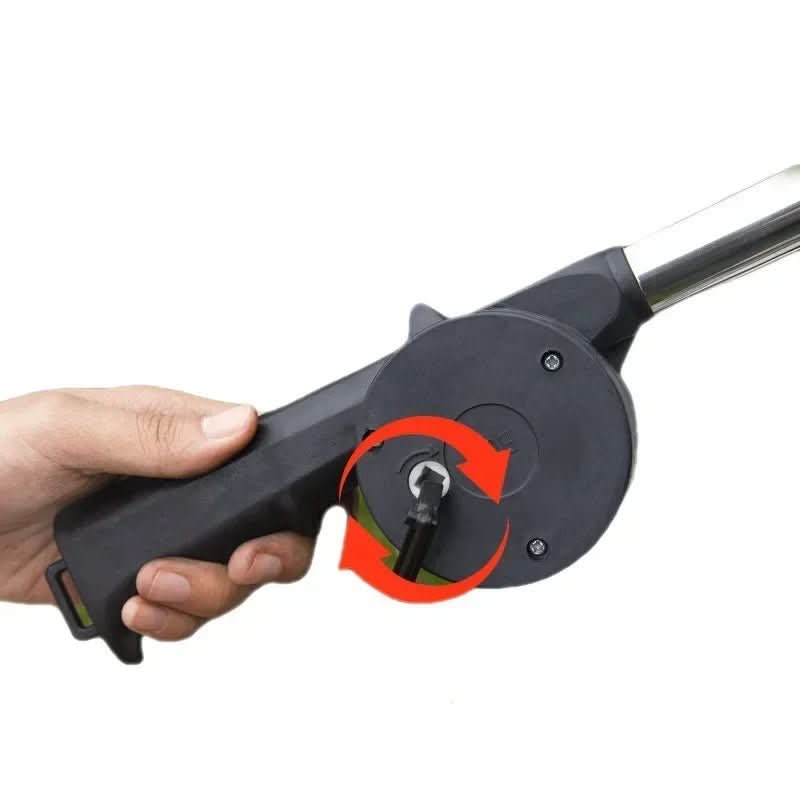 BBQ AirBlower - Ventola da barbecue manuale per accendere facilmente la carbonella