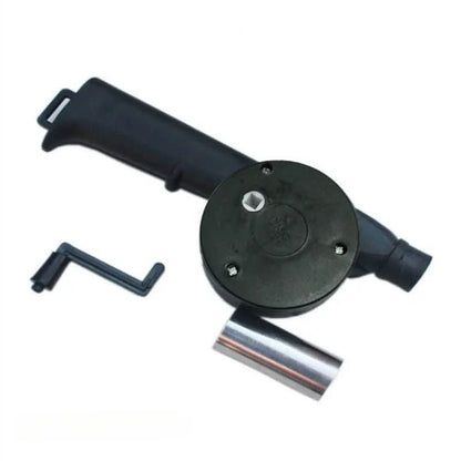 BBQ AirBlower - Ventola da barbecue manuale per accendere facilmente la carbonella