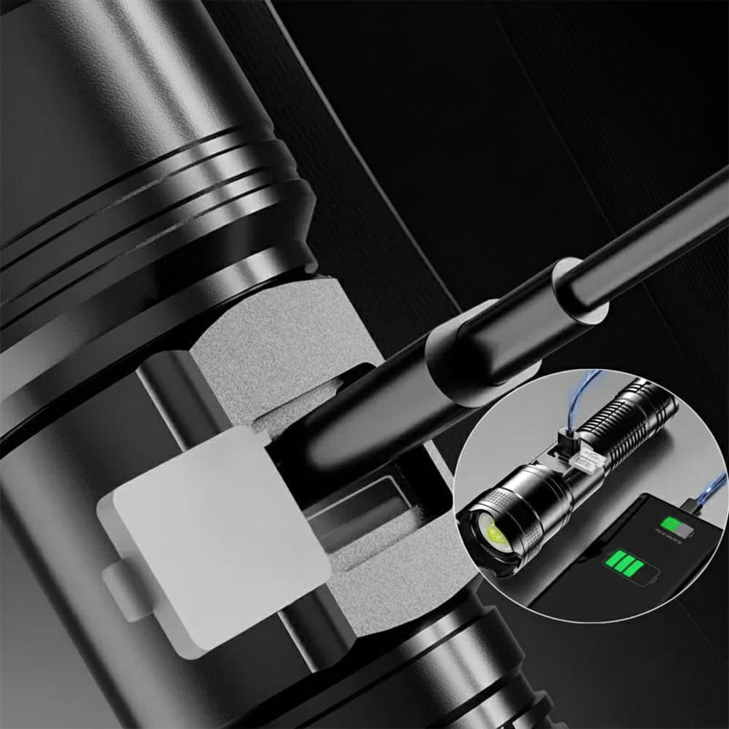 LUMENFORCE – Torcia LED portatile ad alte prestazioni, impermeabile, lanterna da esterno