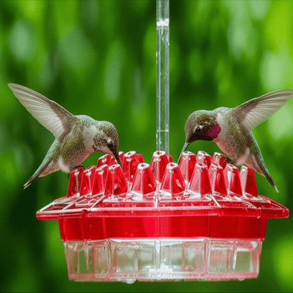 HUMMIFEED – Alimentatore colorato da appendere per colibrì e abbeveratoio per uccelli resistente alle intemperie