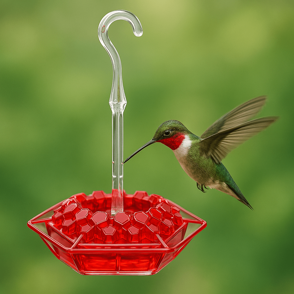 HUMMIFEED – Alimentatore colorato da appendere per colibrì e abbeveratoio per uccelli resistente alle intemperie
