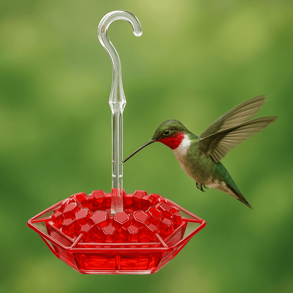 HUMMIFEED – Alimentatore colorato da appendere per colibrì e abbeveratoio per uccelli resistente alle intemperie