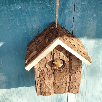 HOLLOWSHED – protezione per uccelli in legno di alta qualità con circolazione naturale dell'aria