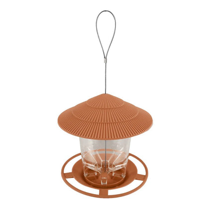 HEXAFEEDER – Alimentatore per uccelli esagonale di alta qualità per uso esterno, con riempimento facile e protezione dalle intemperie