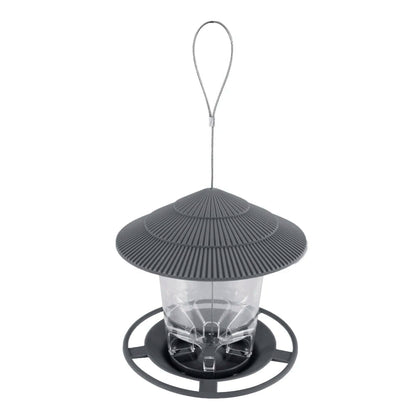 HEXAFEEDER – Alimentatore per uccelli esagonale di alta qualità per uso esterno, con riempimento facile e protezione dalle intemperie