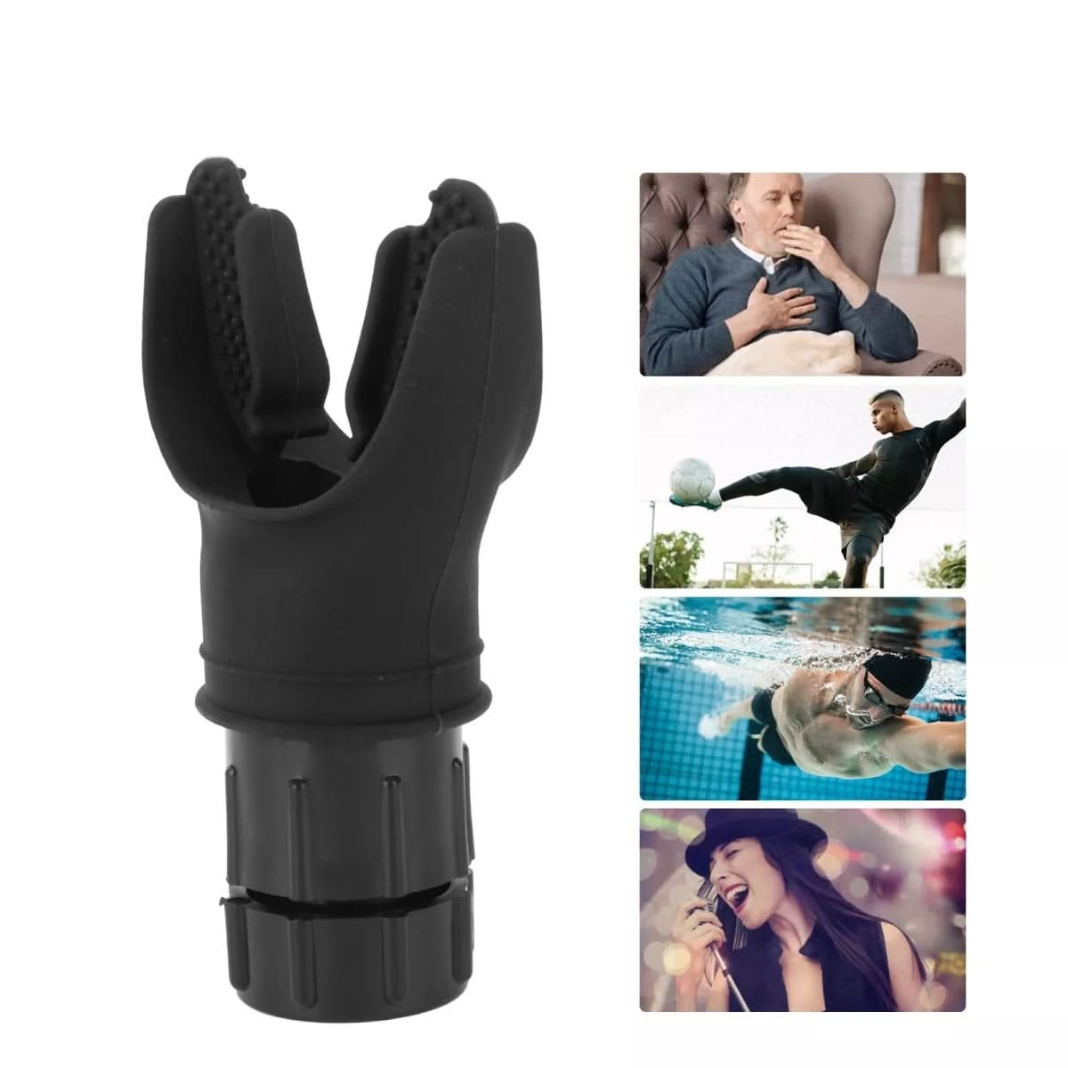 ADEMFIT – Allenatore respiratorio con resistenza regolabile per sport e recupero