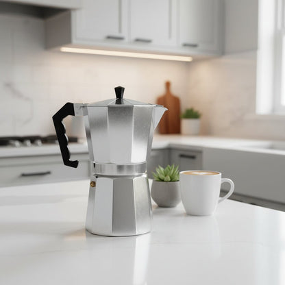 CAFÉPRO – Macchina per espresso portatile in alluminio italiano per un aroma intenso