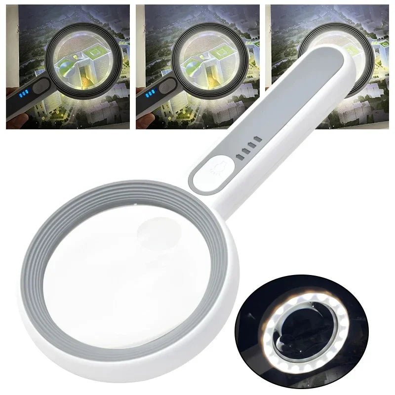 LUMIBLICK – Lente d'ingrandimento LED ricaricabile 12x