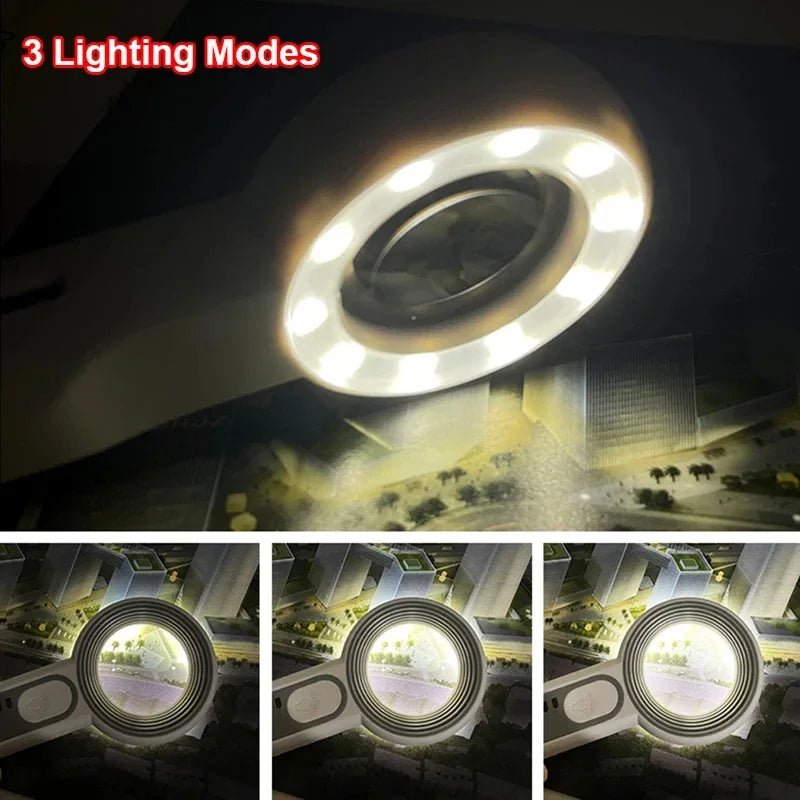 LUMIBLICK – Lente d'ingrandimento LED ricaricabile 12x