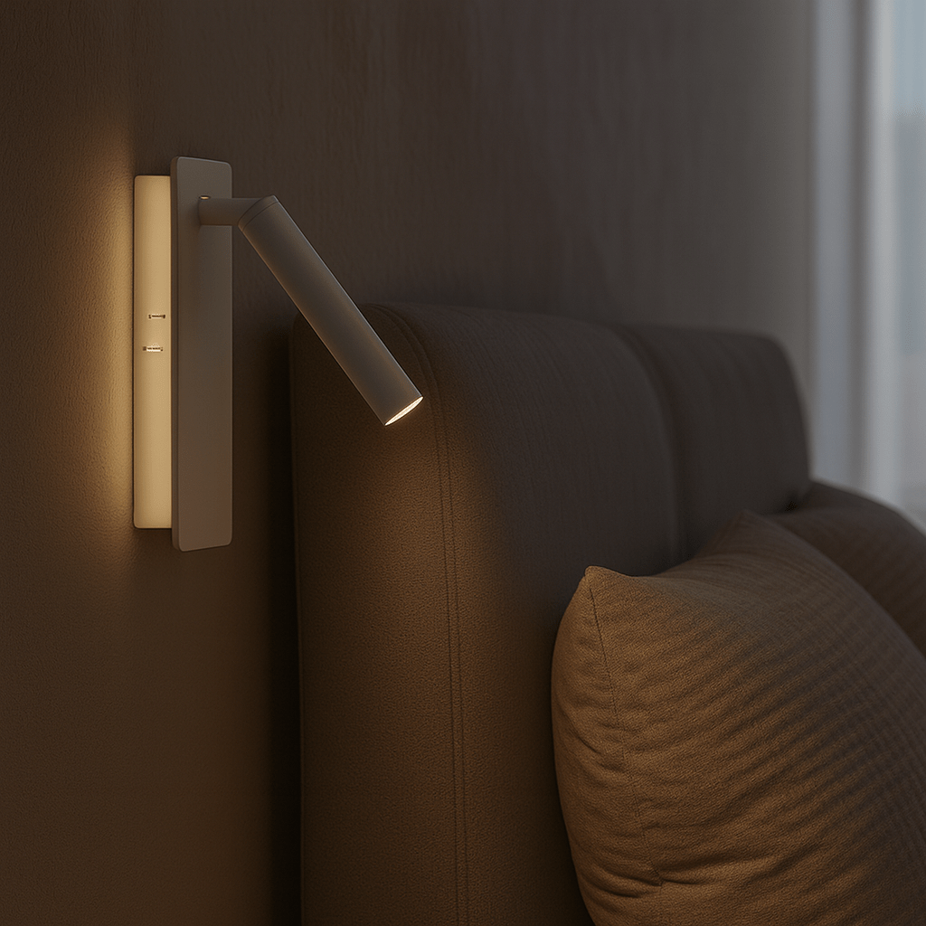 TWIRLLITE – Lampada LED ruotabile per illuminazione del letto flessibile e regolabile