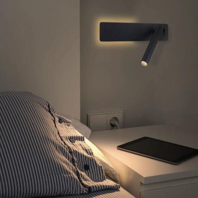 TWIRLLITE – Lampada LED ruotabile per illuminazione del letto flessibile e regolabile
