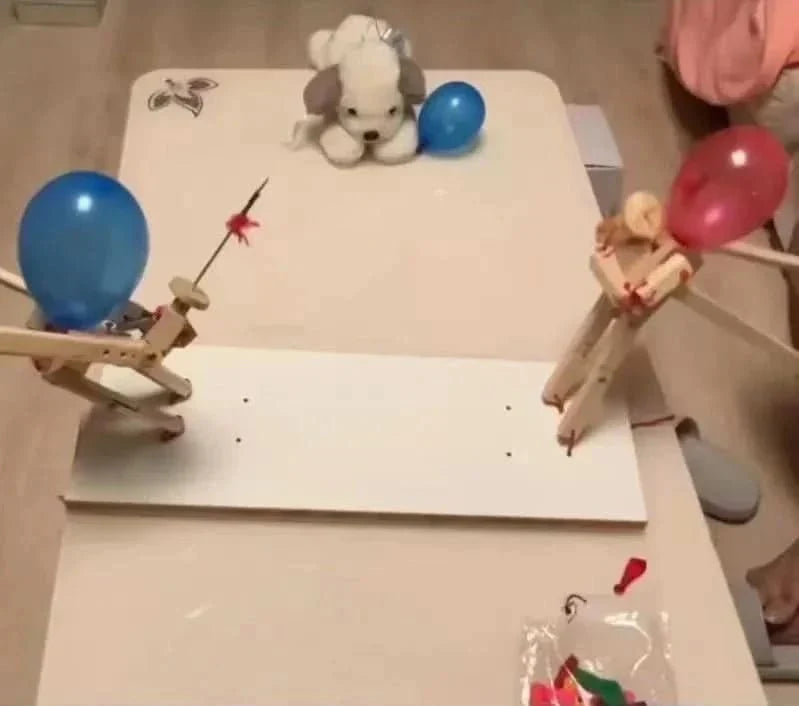 BattleBamboo set da gioco - con cannoni e palloncini per battaglie di festa entusiasmanti