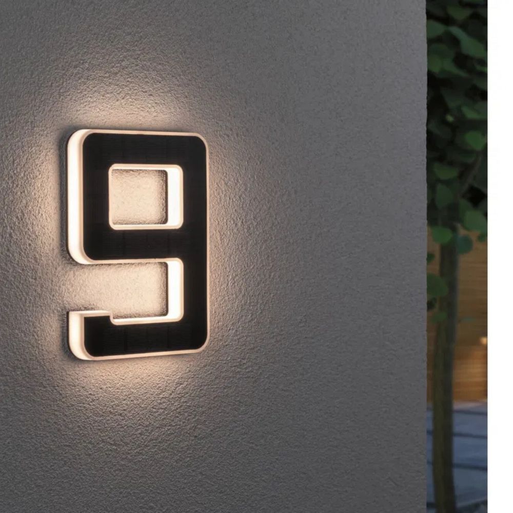 NUMBRIGHT – Numero civico solare per la visibilità diurna e notturna