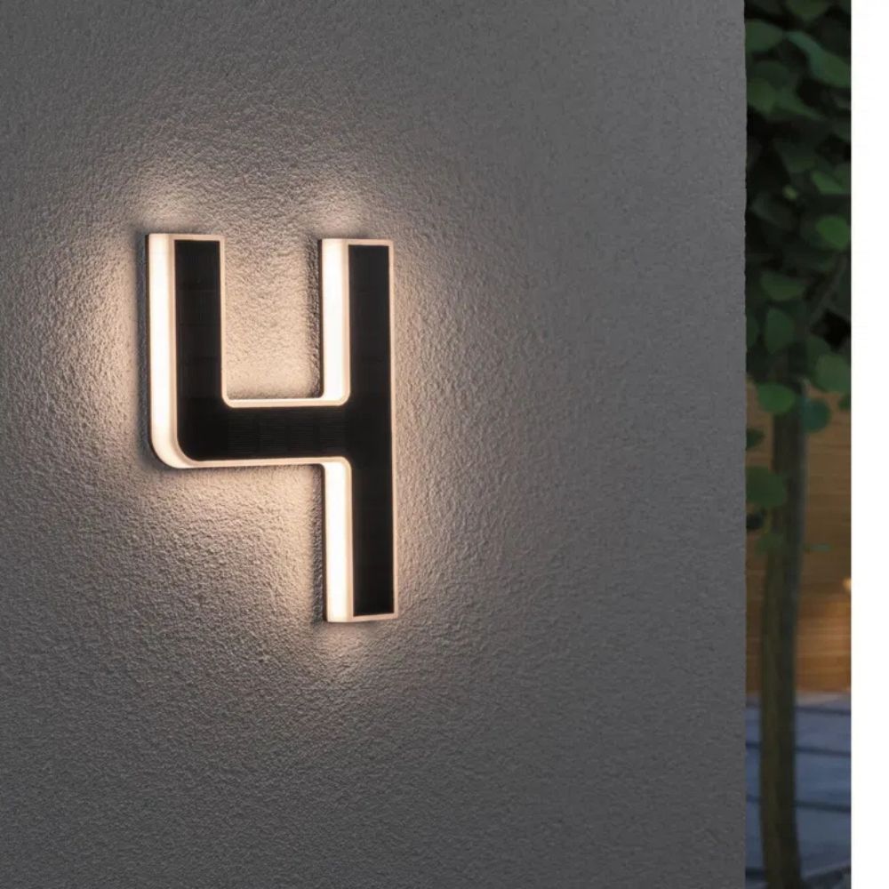 NUMBRIGHT – Numero civico solare per la visibilità diurna e notturna