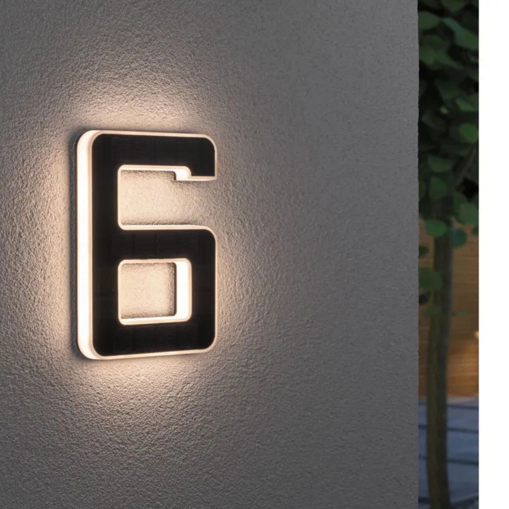 NUMBRIGHT – Numero civico solare per la visibilità diurna e notturna