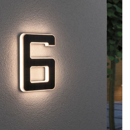 NUMBRIGHT – Numero civico solare per la visibilità diurna e notturna