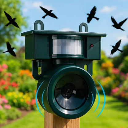 BIRDGUARD SENSOR - Repellente per uccelli con sensore di movimento per una protezione efficace
