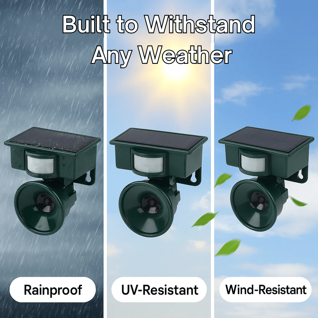 BIRDGUARD SENSOR - Repellente per uccelli con sensore di movimento per una protezione efficace