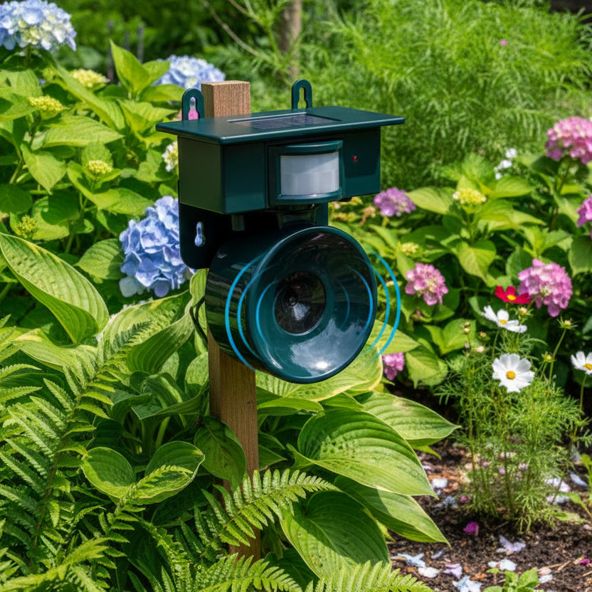 BIRDGUARD SENSOR - Repellente per uccelli con sensore di movimento per una protezione efficace